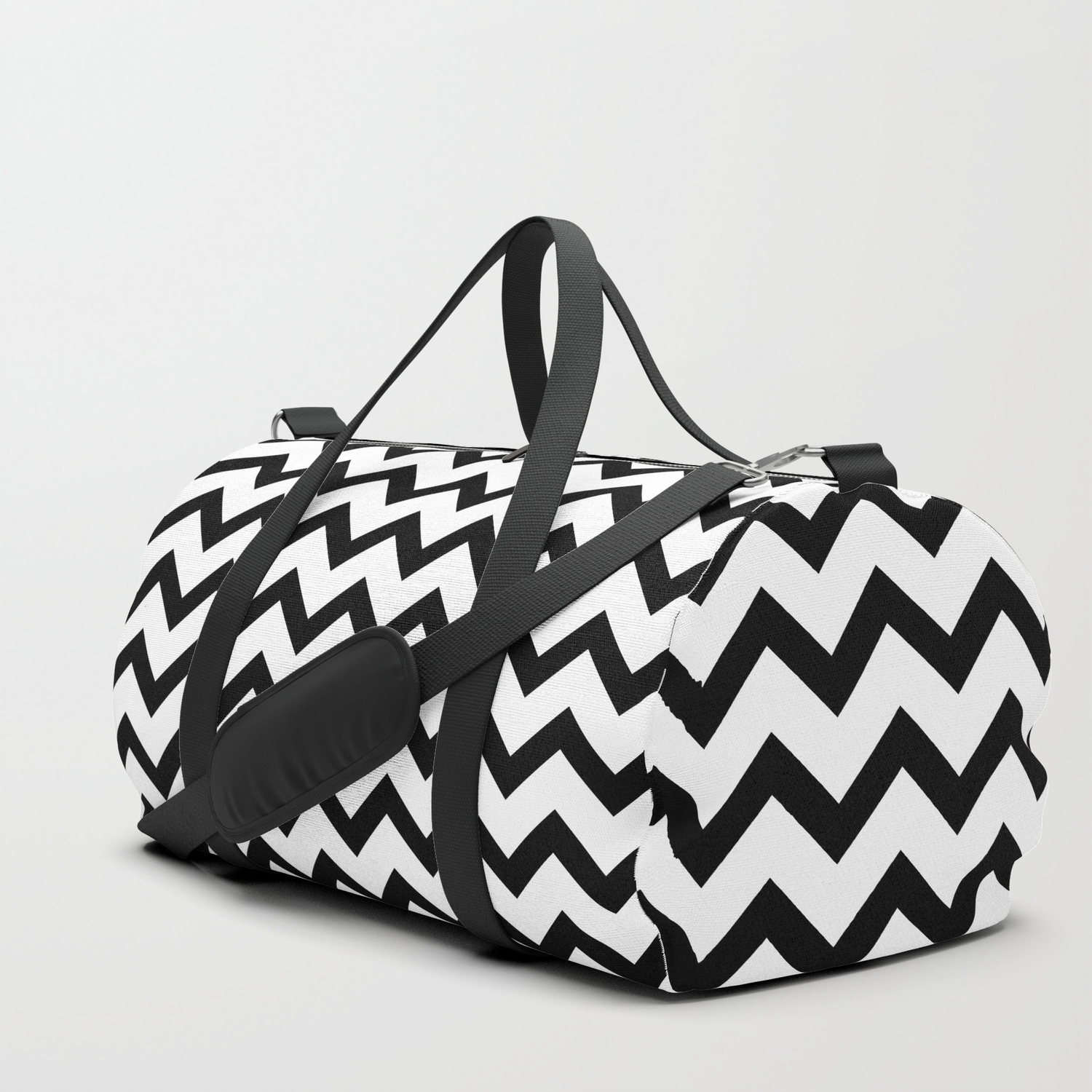 chevron duffle bag