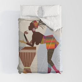 Afrocentric Chic II Duvet Cover