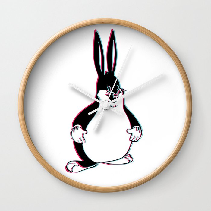 Big Chungus (Neon) Wall Clock