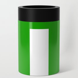 letter I (White & Green) Can Cooler
