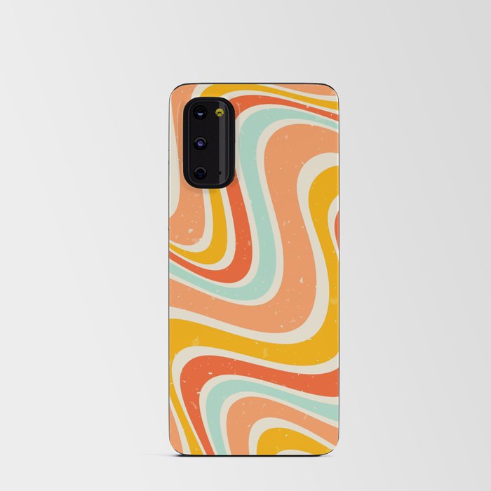 Psychedelic 1960s Groove Pattern Android Card Case