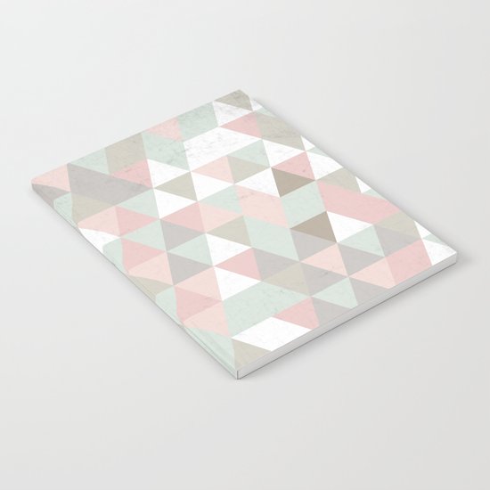 Shabby chic triangles Notebook