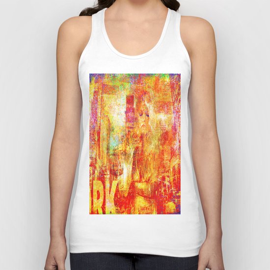 Girl in New-York Unisex Tank Top