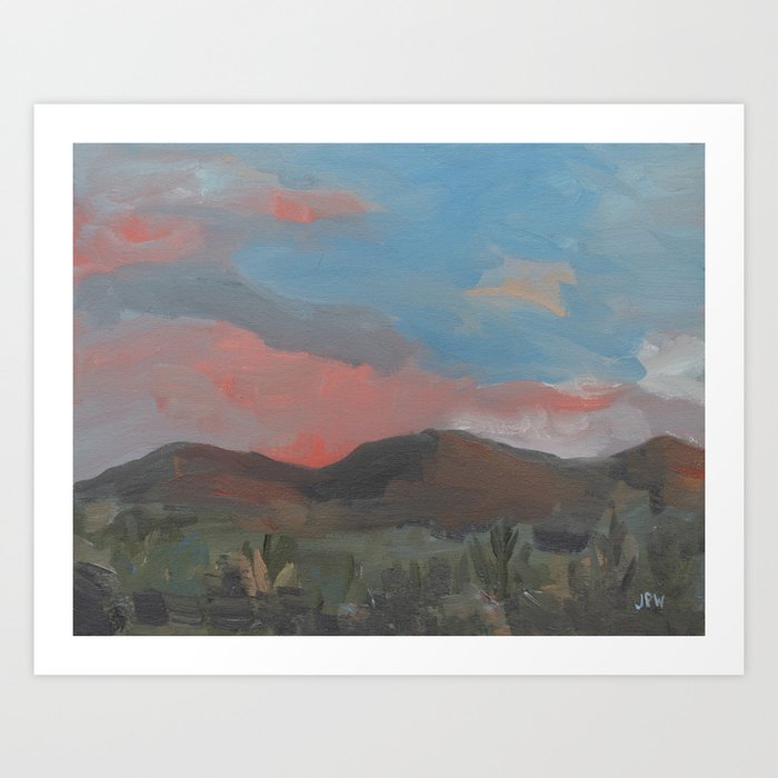 Porter Sunset Art Print