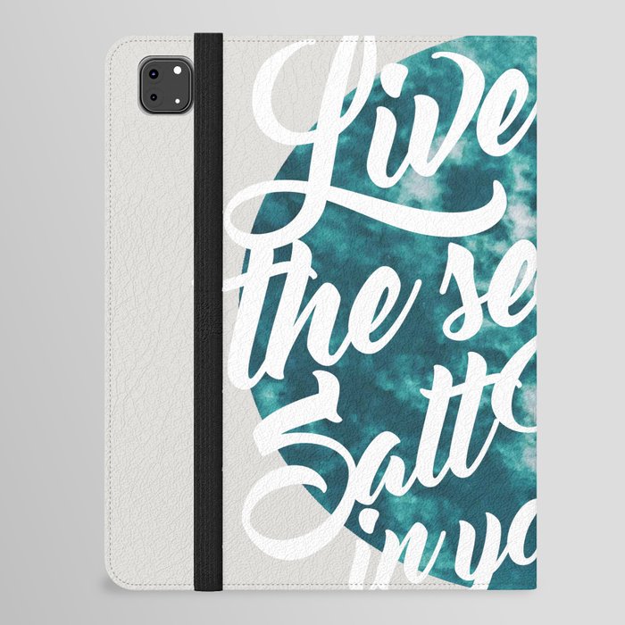 Salt Water #society6 #decor #buyart iPad Folio Case