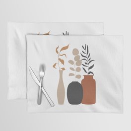 Three Floral Vases Placemat