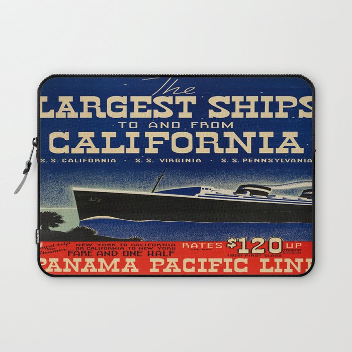Vintage poster - California Laptop Sleeve