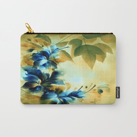 Autumn Evening Floral Abstract Carry-All Pouch