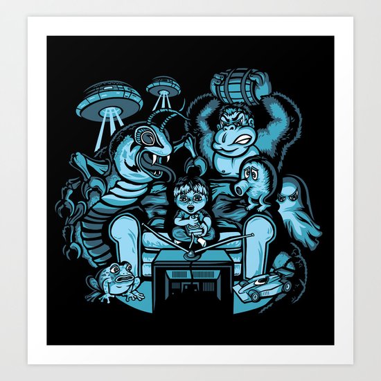 Game Over Art Print