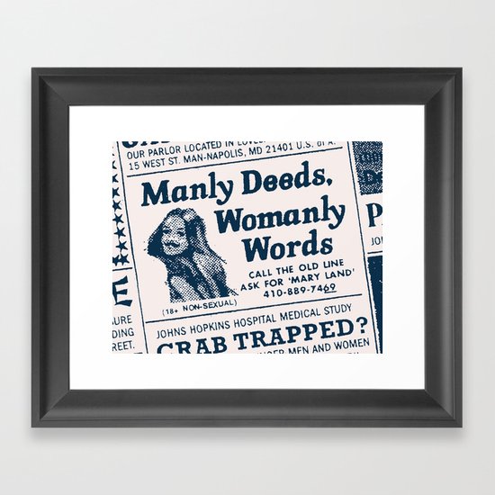 Maryland Framed Art Print