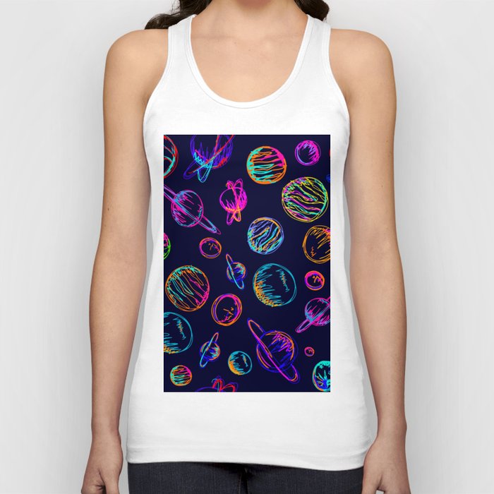 Neon Planets Tank Top