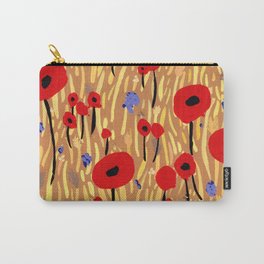 Poppy Field Carry-All Pouch