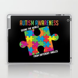 Autism Awareness Puzzle Laptop Skin