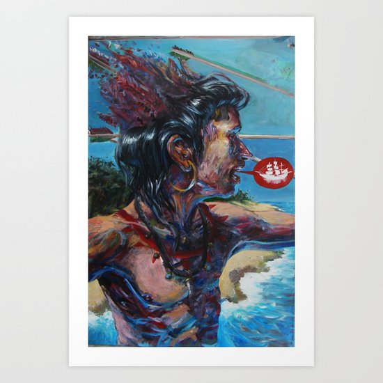 Friendly Fire Art Print