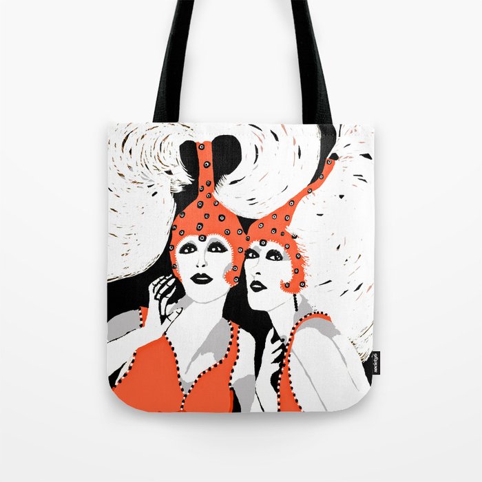 Woman Flappers Tote Bag