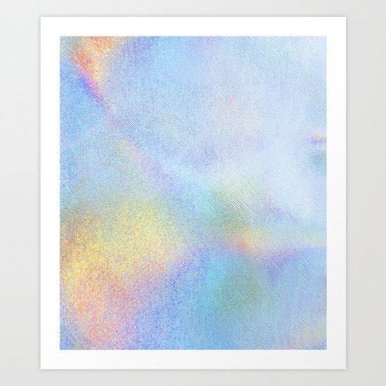 Holographic Iridescence Art Print