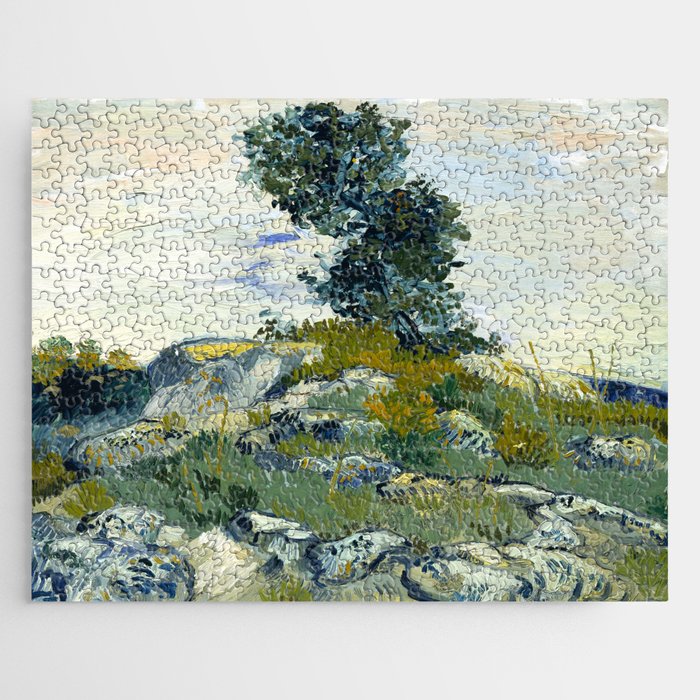 The Rocks by Vincent van Gogh, 1888 Jigsaw Puzzle