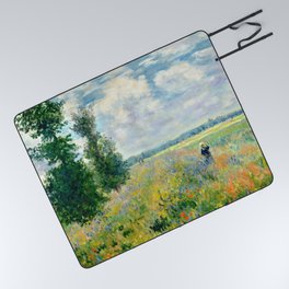 Claude Monet "Poppy Field, Argenteuil" Picnic Blanket