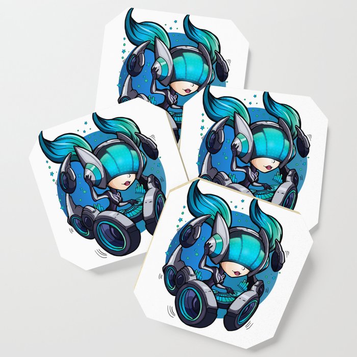 League Of Legends Dj Sona Coaster By Alienationshop