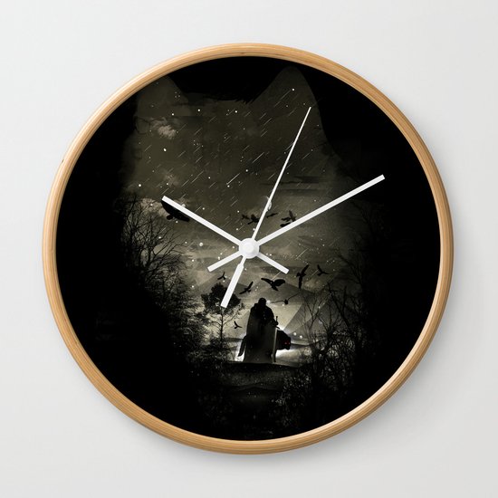 The Lord Crow Wall Clock