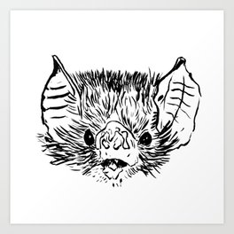 Feisty Bat (Tabitha) Art Print