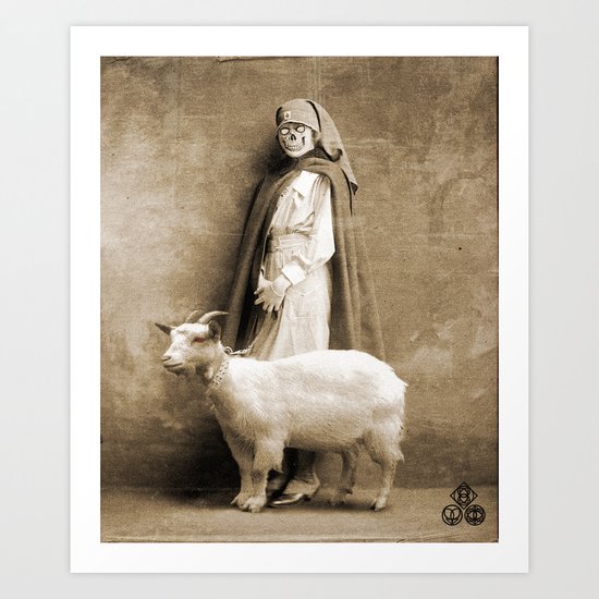 the nurse Art Print
