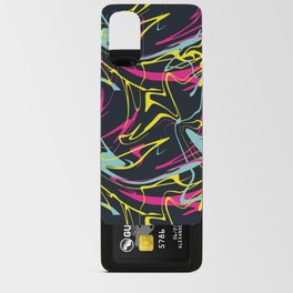 Acrylic paint splatter paint pattern abstract watercolor Android Card Case