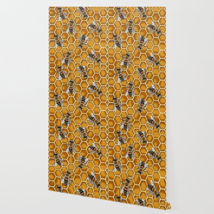 Honey Bee Beehive Bumble Bees And Worker Bees Wallpaper By