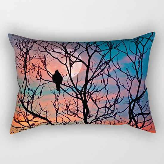 Another moonwatcher Rectangular Pillow