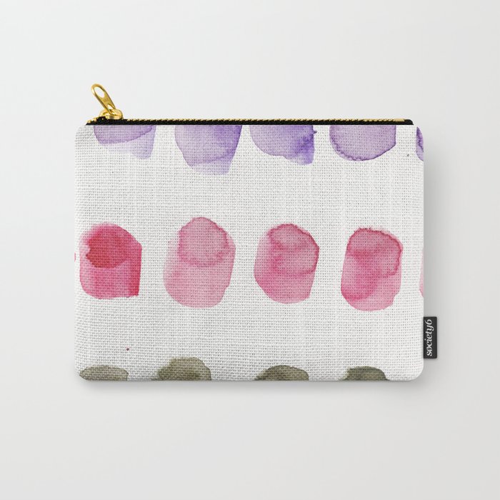 10  Minimalist Art 220419 Abstract Expressionism Watercolor Painting Valourine Design  Carry-All Pouch