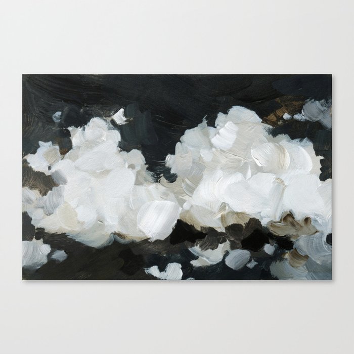 Clouds in the Dark Sky Canvas Print