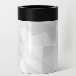 Subtle Geometric White and Grey Minimal Abstract Pattern Can Cooler