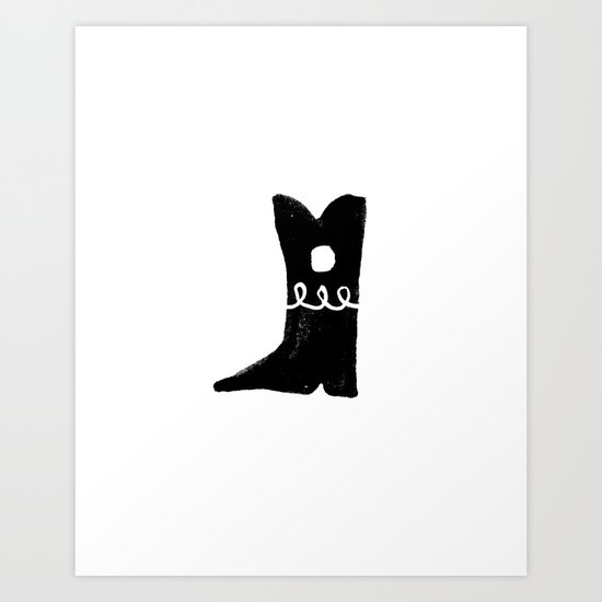 Boot Art Print