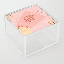 Your voice is your superpower Acrylic Box