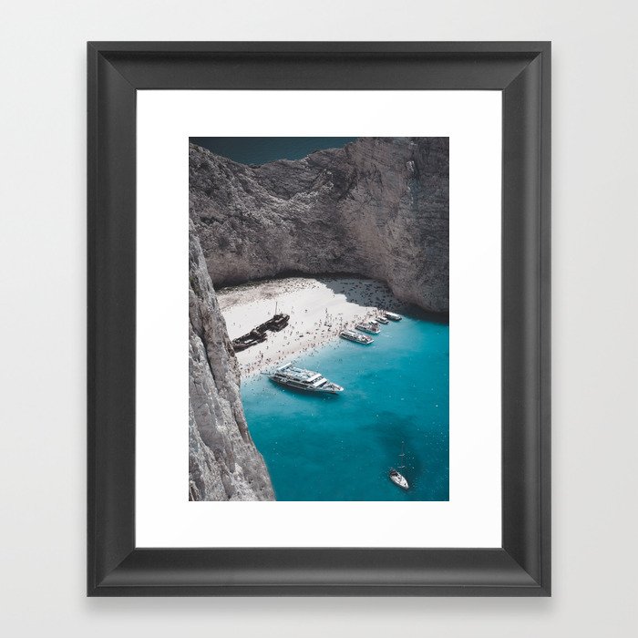 Wild Beach Framed Art Print