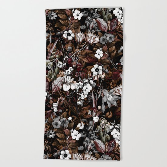 NIGHT GARDEN XXIV Beach Towel