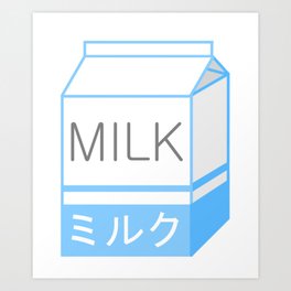 Milk Art Print