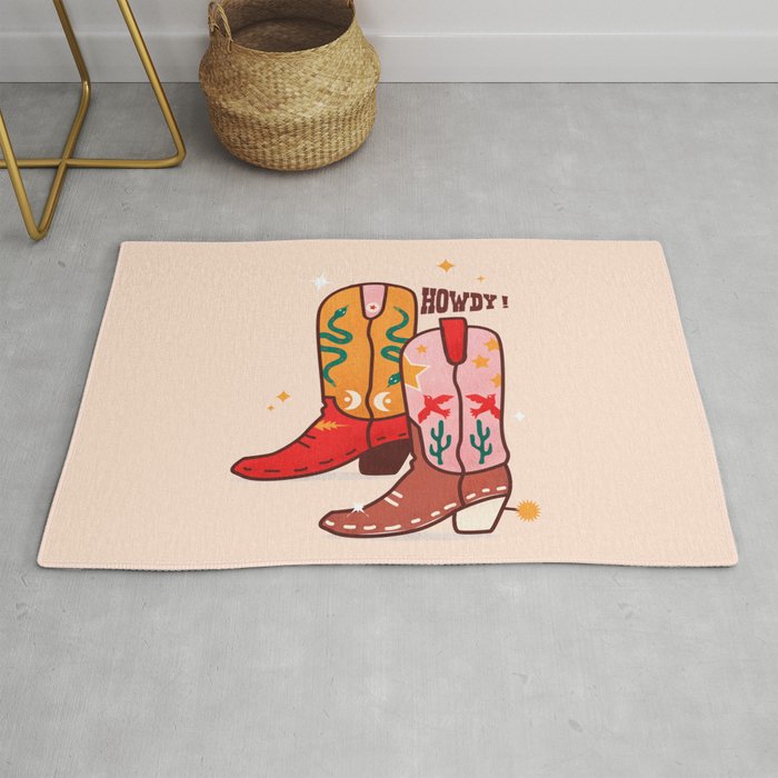 Cowboy Boot Rug 