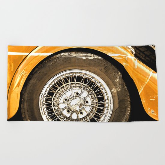 Guy, You Scratched My Car Beach Towel