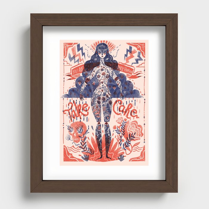 Miss Universe Recessed Framed Print