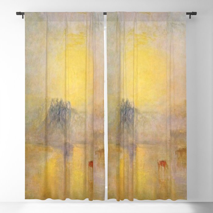 Joseph Mallord William Turner Norham Castle, Sunrise Blackout Curtain