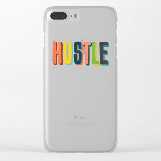 Hustle Clear iPhone Case