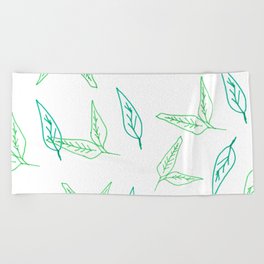 Leafy Beach Towel
