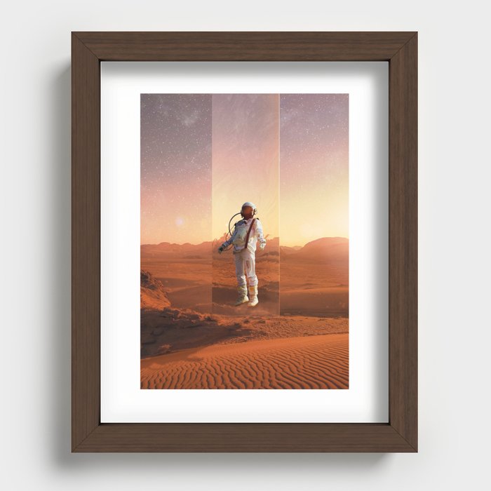 Glass effect  Recessed Framed Print