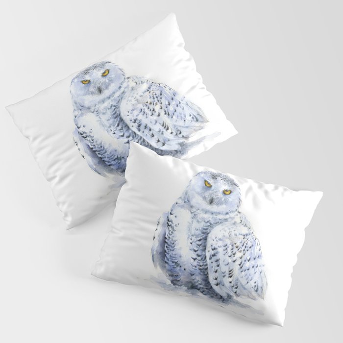 Snowy Owl Pillow Sham