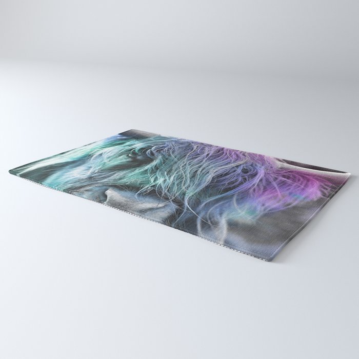 Colorful Highland Cow Rug By Nicnak0x0 Society6
