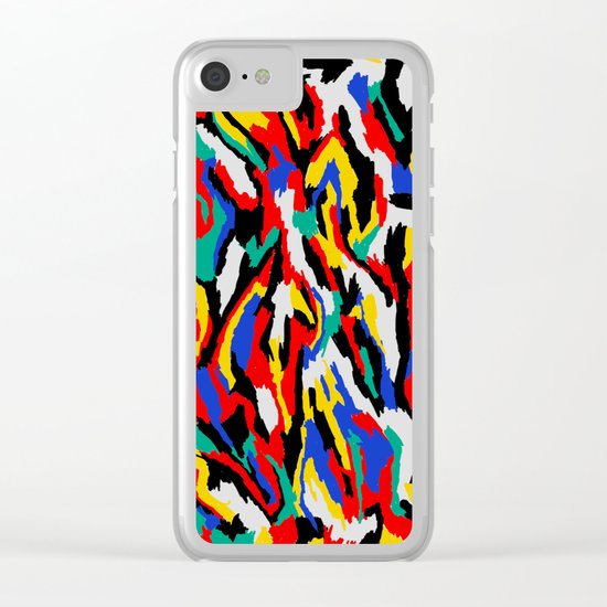 BAUHAUS CAMOUFLAGE Clear iPhone Case