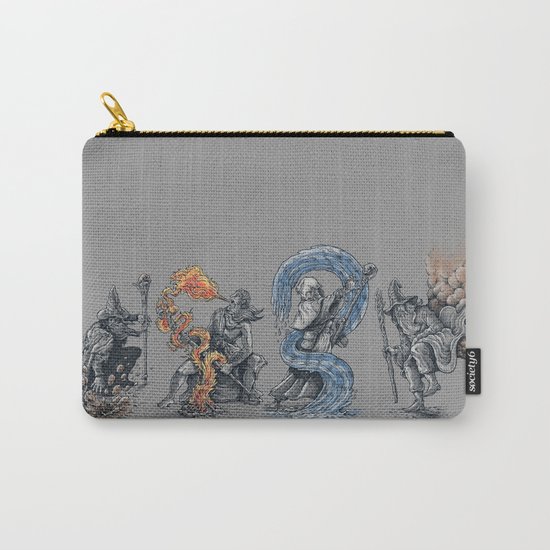 earth - fire - water - (bad) air Carry-All Pouch