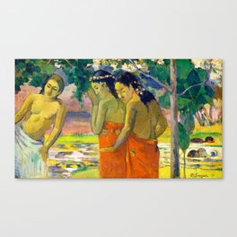 Paul Gauguin "Three Tahitian Women" Canvas Print