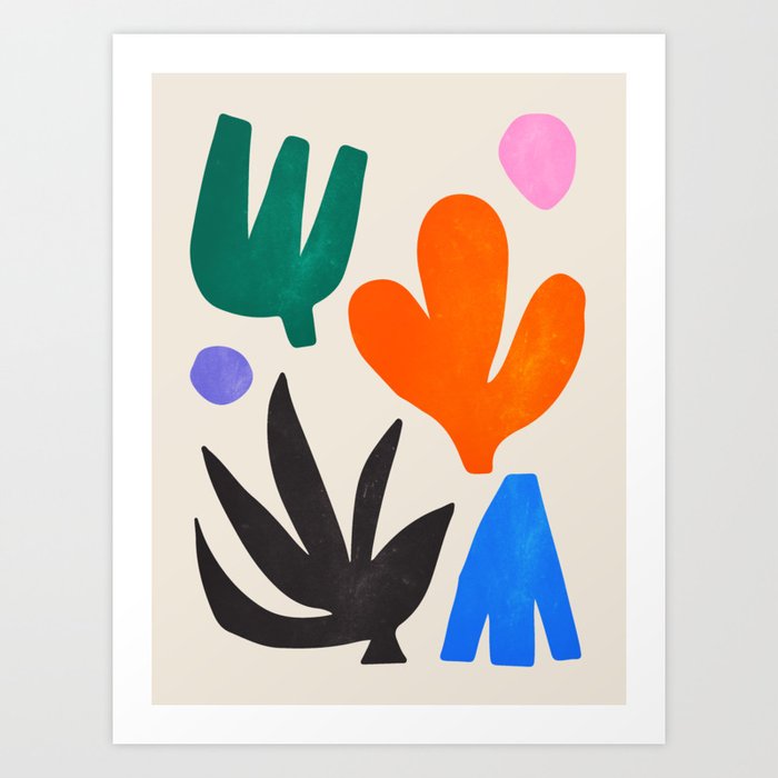 Paper Garden: Matisse Cutouts 01 Art Print